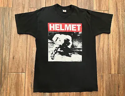 Vintage 1992 HELMET Meantime Tour Concert T-Shirt Single Stitch Amphetamine! XL • $250