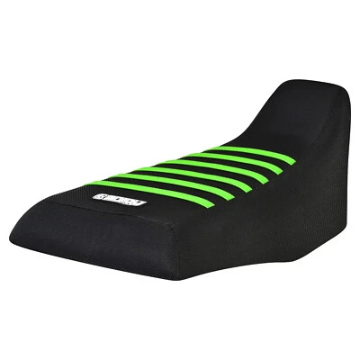 $68.95 • Buy Honda TRX 300 Fourtrax Seat Cover  1988 - 2000  ALL BLACK-FLO GREEN Ribs   #273