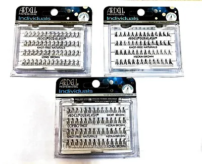 £3.95 • Buy Ardell Professional 56 Individual Lashes KNOT FREE BROWN- Fast UK Post!!!