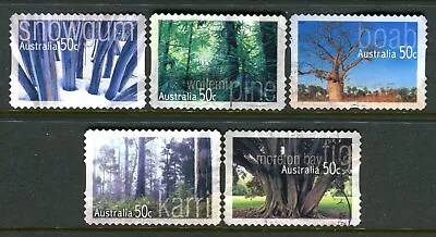 2005 Australian Native Trees - Complete Set Of Used P&S Stamps • $1.61