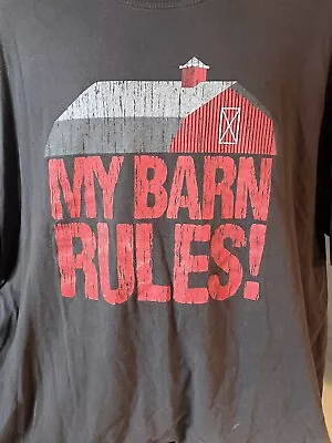 MY BARN RULES! Short Sleeve T-Shirt XXL A19A352 • $24.96