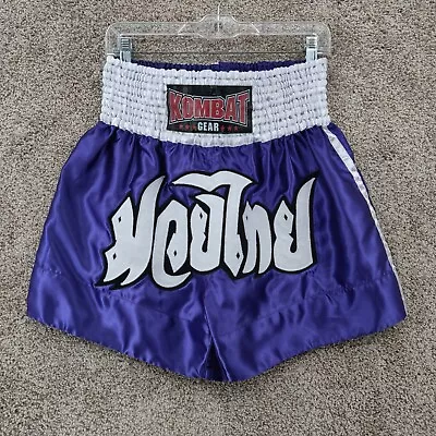 Kombat Gear Muay Thai Shorts Men's XL Purple MMA Martial Arts Boxing Training • $14.98