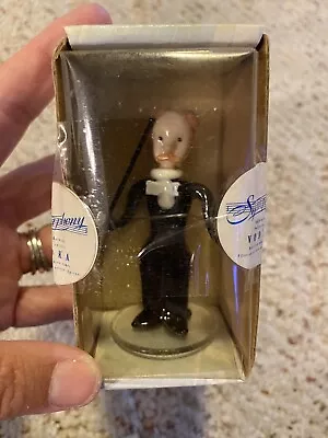 VINTAGE Hand Blown GLASS MUSICIAN FIGURINE SYMPHONY VODKA COLLECTION Conductor • £15.51