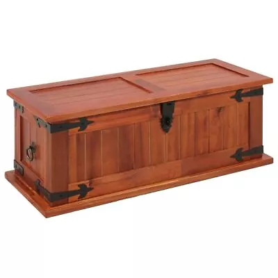 Storage Chest Handmade Multi Functional Furniture Coffee Table Wooden Trunk Box • $108.95