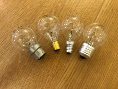 £12.89 • Buy Clear Golf Ball Bulbs | Incandescent | 15W 25W 40W 60W BC SBC SES ES |Pack Of 10