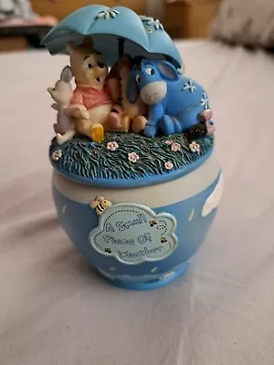 Disney Winnie The Pooh Musical Trinket Box A Small Piece Of Weatner A.A Milne • £15.99