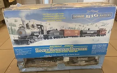Bachmann Big Haulers Rocky Mountain Express G-Scale Electric Train Set #90015 • $80
