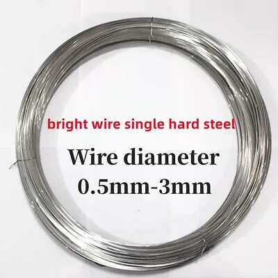 304 Stainless Steel Bright Wire Single Hard Steel 0.8mm1mm1.5mm2mm3mm • $11.91