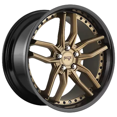 19x8.5 Niche M195 METHOS MATTE BRONZE BLACK BEAD RING Wheel 5x112 (42mm) • $358