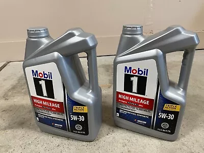 Mobil 1 High Mileage Full Synthetic Motor Oil 5W-30 5 Qt • $24.99