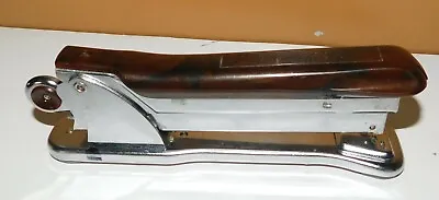 Vintage Aceliner Ace Fastener Chrome Desktop Stapler #502 USA Bakelite • $10.95