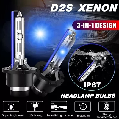 $11.69 • Buy 2pcs 8000K Blue D2S D2R D2C HID Xenon Bulbs Factory Replacement Headlight Kit