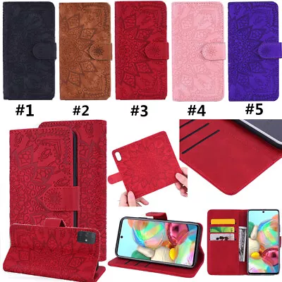 Phone Case Leather Magnetic Flip Wallet Stand Cover For Samsung A10 A20E A71 A41 • $6.99