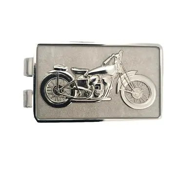 Vintage Rare HARLEY DAVIDSON MOTORCYCLE MONEY CLIP Blackinton - Polished Chrome  • $16.99