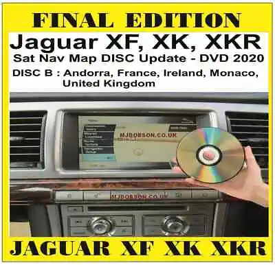 Jaguar XF XK XKR Sat Nav Map UK & Europe Latest Map Update • £21.50