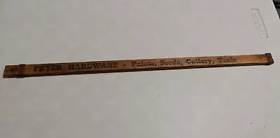 Vintage Fryer Hardware Pottstown PA? Advertising Wood Slide Yardstick Ruler • $19.99