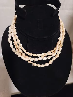 Vintage Hawaiian Tiny Shell Necklace 60  • $24.99