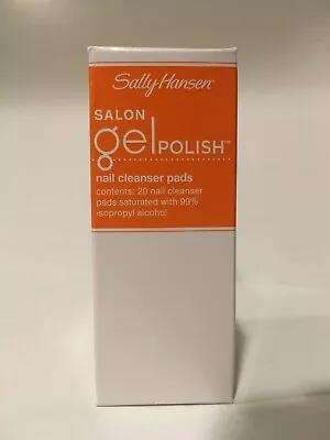 Sally Hansen Salon Gel Polish Nail Cleanser Pads 20 Ea • $5.79