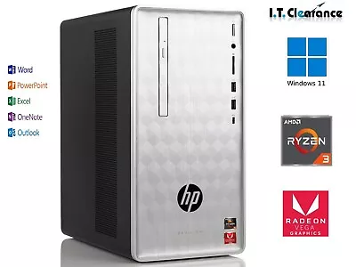 HP Pavilion R3-2200G/16GB/ 128 GB SSD +1TB SATA WIFI WIN11 OFFICE RRP $999 • $279.75