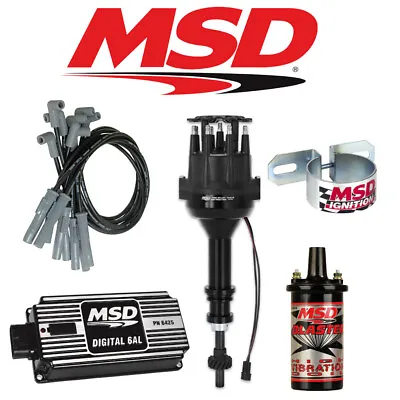 MSD BLACK Ignition Kit Digital 6AL/Distributor/Wires/Coil Ford 289/302 Small Cap • $1059.95
