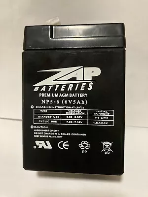 6V 6AH Battery  AGM/SLA Deep Cycle - Same As 6V 4Ah 4.5Ah 5Ah Fast Post • $9.99