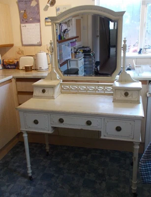 £50 • Buy Antique Dressing Table With Mirror, Victorian/Edwardian, Collection Cheltenham