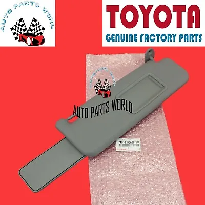 Genuine Oem Toyota 03-04 4runner Right Passenger Stone Sun Visor 74310-35a00-b0 • $87.50