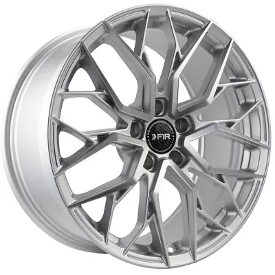 One 19x8.5 F1R FS3 5x114.3 35 Machine Silver Wheel Rim • $275