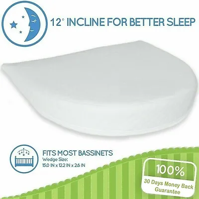 Baby Wedge Foam Pillow Anti Re-flux Colic Congestion For Toddler Infant Newborn  • £16.99