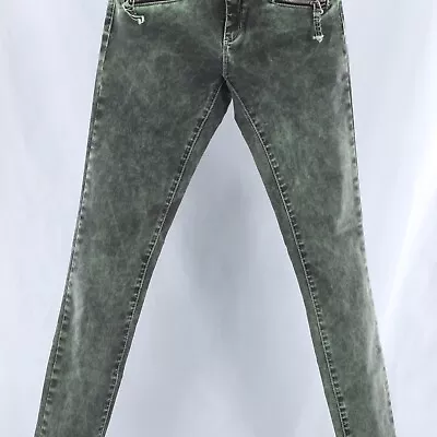 MET Green Zip Pockets Denim Women's Skinny Jeans Pants Bottoms NWT MSRP $205 • $59.99