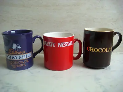 £13.99 • Buy Nescafe Mug Cadbury's Dairy Milk Mug Hornsea Chocolate Mug. Vintage Advertising