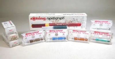 £14.50 • Buy Rotring Rapidograph Technical Drawing Pen Nibs Sizes 0.10mm - 2.0mm