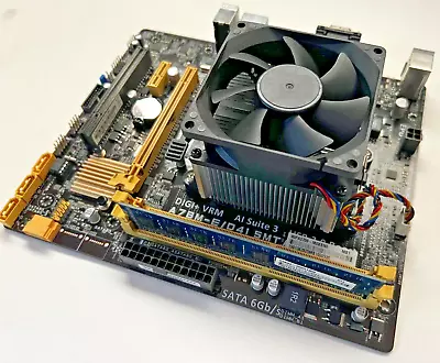 ASUS A78M-E /D41 Dual Graphics Motherboard + CPU + Heatsink + 8GB DDR3 RAM Combo • $64.95