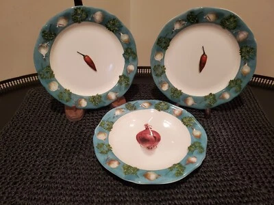 £14.36 • Buy Gien France Poivre & Sel Green 7  Plates (3) - Clean!!
