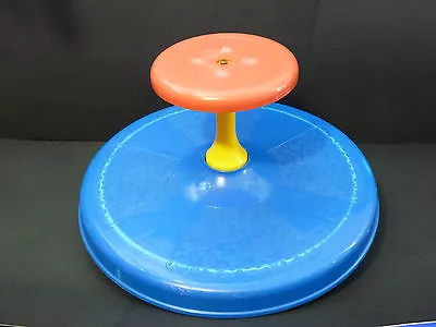 Vintage 1973 Sit'n Spin Spinning Action Toy Playskool Tonka  Blue / Red / Yellow • $50.99