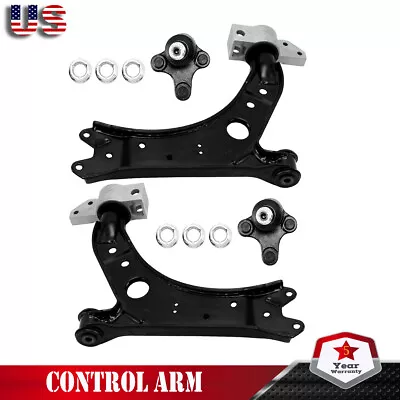 4pcs Front Lower Control Arms W/ Ball Joint Kit For 2005-2012 Volkswagen Jetta • $63.57