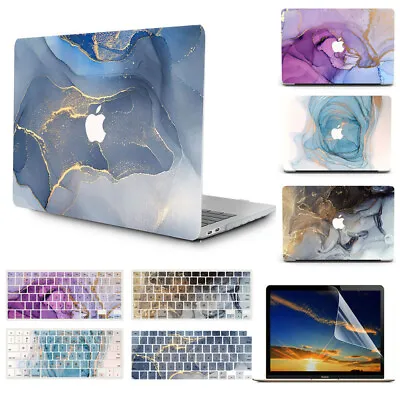 £9.59 • Buy 3in1 Marble Hard Case Cover Keyboard Skin For MacBook Pro 13 Air 13 A2337 A2179
