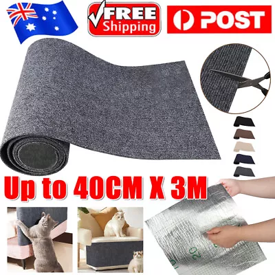 Self-adhesive Carpet Mat For Cat Wall Furniture Step Cat Scratching Post Cover • $34.99