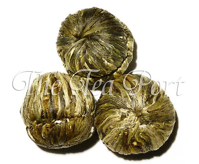 $39.95 • Buy Lovers 3 Flower Artisan Green Tea -7 Blooming Tea Balls