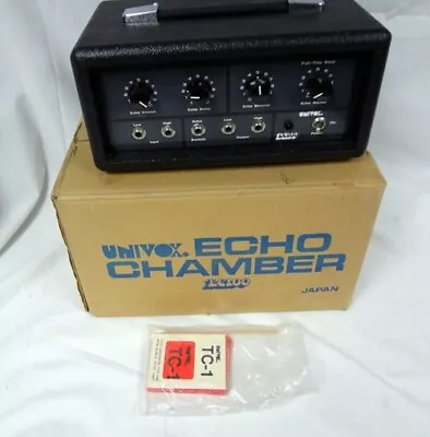 UNIVOX Echo Chamber EC100 Vintage Guitar Delay Effect Tape Unit Japan • $799.99