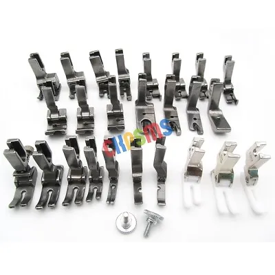 25pcs Presser Feet Set Fit For Juki Ddl-555 5550 5600 8300 8500 8700 9000 Sewing • $30.66