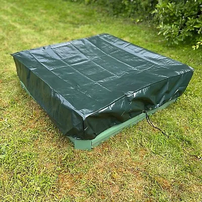 Green Metal Raised Bed Vegetable Garden Planter With Cover & Liner (100 X 30cm) • £52.99