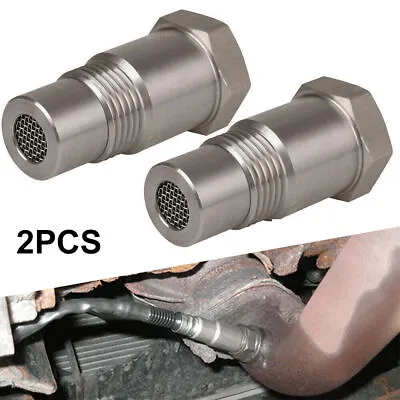 2Pcs Oxygen O2 Sensor Spacer Adapter Catalytic Converter Fix Check Engine Light • $12.99