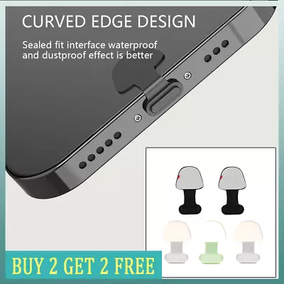 5X Type C Anti Dust Plug USB Charging Port Dust Plug Cover Stopper Mobile Phone • £3.33