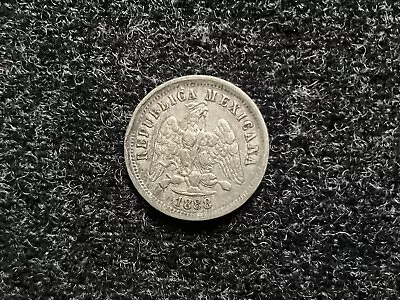 Mexico 1888 ZsZ 10 Centavos Silver Coin • $14.50