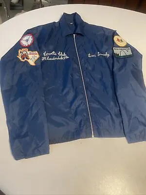 Vintage 70s Chevrolet Corvette Car Club Jacket Talon Zip Patches Ft.Laud Florida • $85