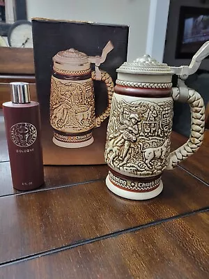 Avon Beer Stein Vintage With Lid • $9.99