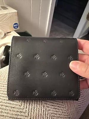RALPH LAUREN Lauren Monogram Leather Wallet • $15