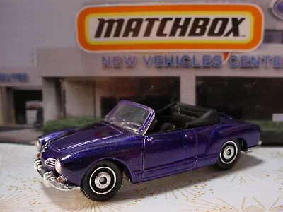 2010 Matchbox '69 VOLKSWAGEN TYPE 14 KARMANN GHIA☆purple☆Heritage☆ LOOSE • $19.69