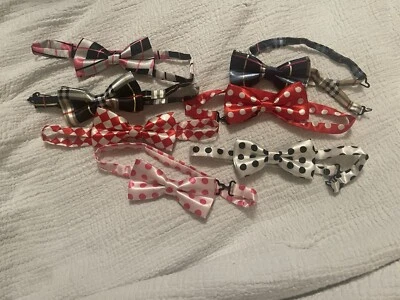 $14 • Buy Lot Of 9  Bow Ties Boys Bow Ties Formal Dress Neckties